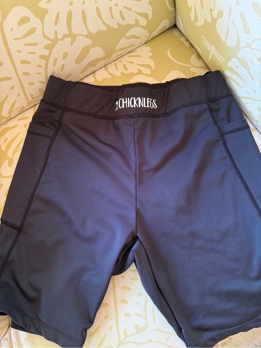 ChicknLegs Black 8” Half Tights Shorts